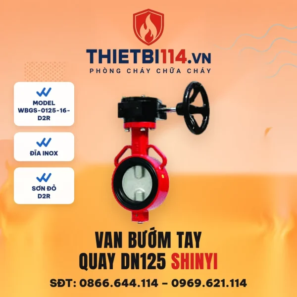 Van bướm tay quay WBGS-0125-16-D2R ShinYi