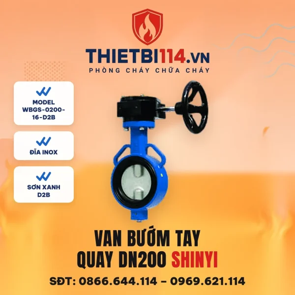 Van bướm tay quay WBGS-0200-16-D2B ShinYi