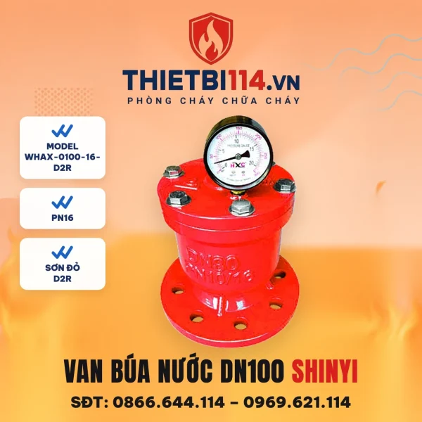 Van búa nước WHAX-0100-16-D2R ShinYi