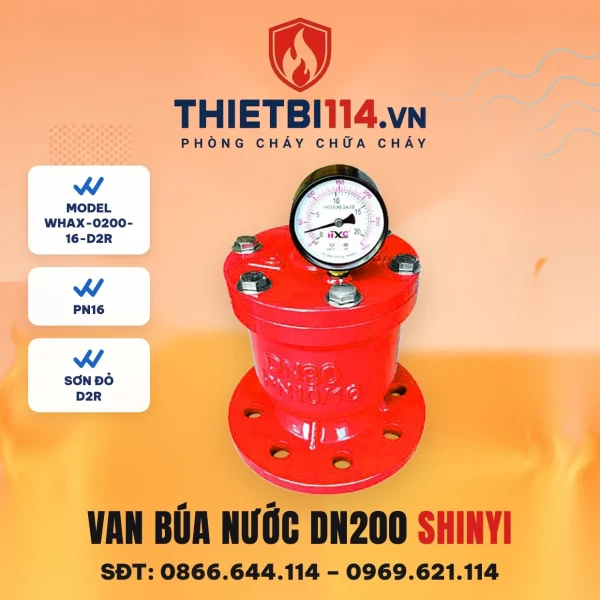 Van búa nước WHAX-0200-16-D2R ShinYi
