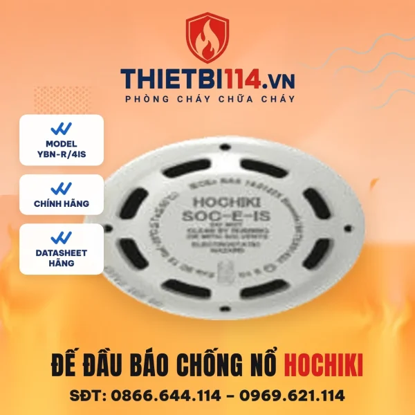 Đế đầu báo chống nổ YBN-R/4IS Hochiki