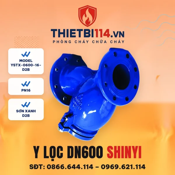 Van lọc chữ Y YSTX-0600-16-D2B ShinYi