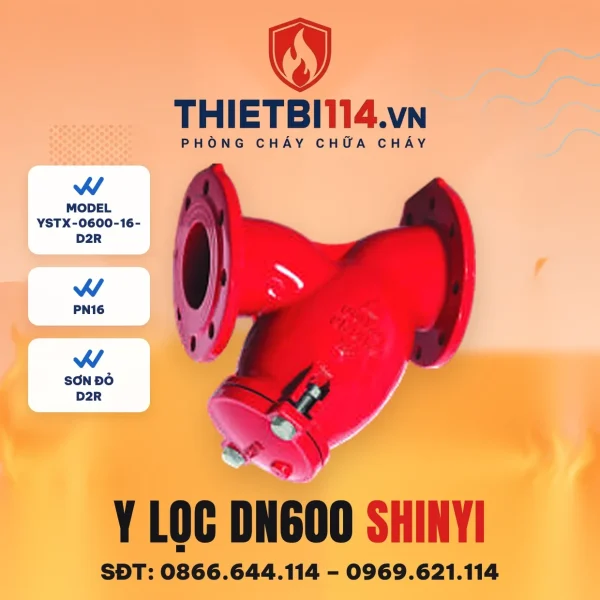 Van lọc chữ Y YSTX-0600-16-D2R ShinYi